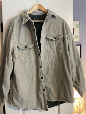 Woolrich Beige/Tan Military Field Shirt Jacket